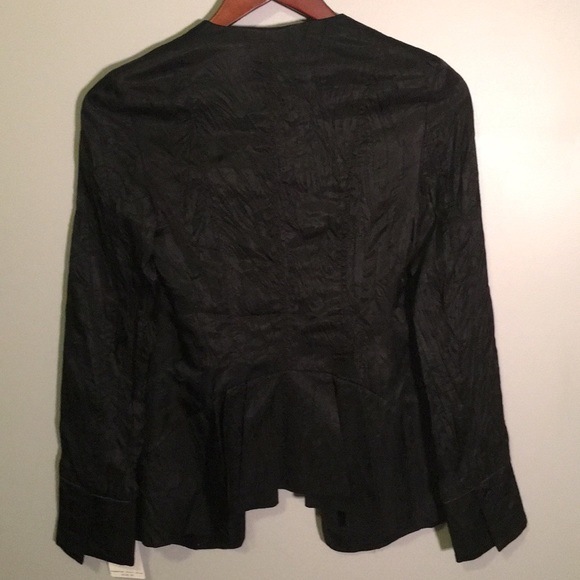 NWT Free People crinkle tuxedo jacket - Picture 2 of 6